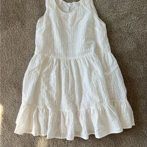 White mini dress